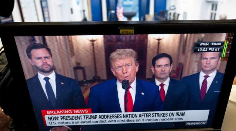 Trump's remarks in full after US strikes on Iran
