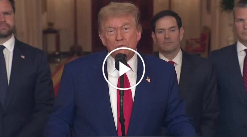Video: Trump and Netanyahu Praise U.S. Strikes on Iranian Nuclear Sites