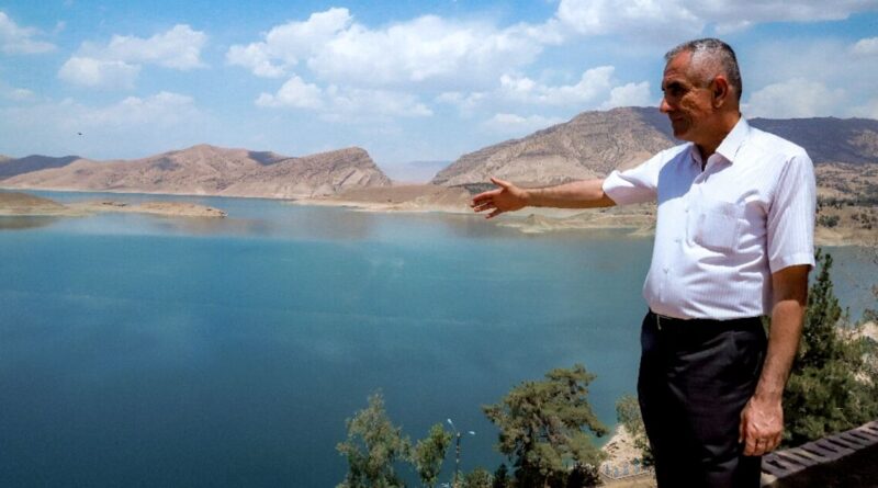 Water levels plummet at drought-hit Iraqi reservoir
