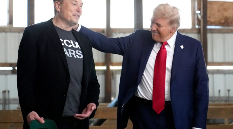 What has Musk accused Trump of in relation to the Epstein files?