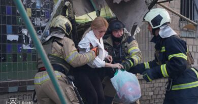 ‘Massive’ Russian air assault kills at least six in Ukraine’s capital Kyiv