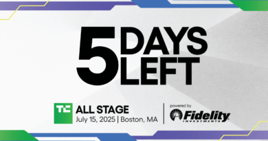 TechCrunch All Stage 5 days left