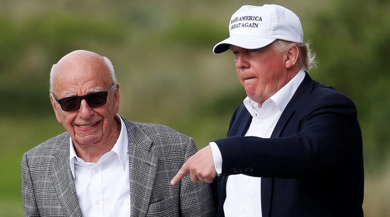 A court docket says Trump is suing Murdoch, but there's something weird