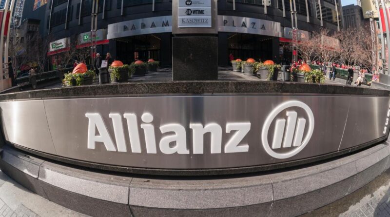 The New York headquarters of German Allianz insurance company