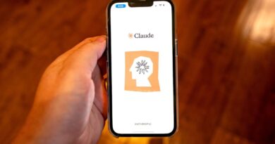 Anthropic Claude logo on mobile