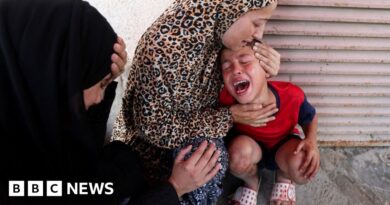 Children queuing for supplements killed in Israeli strike in Gaza, hospital says