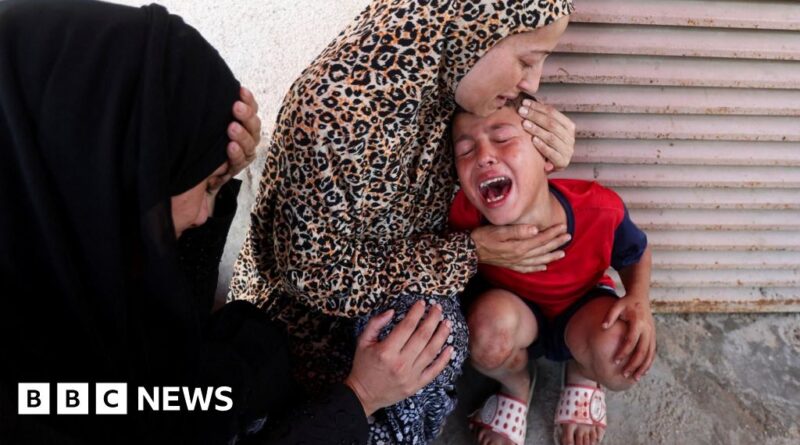 Children queuing for supplements killed in Israeli strike in Gaza, hospital says