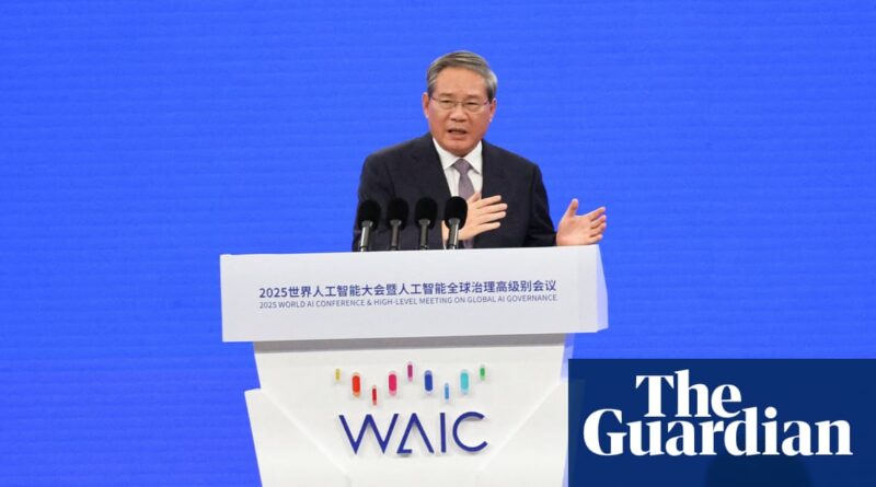 China calls for global AI cooperation days after Trump administration unveils low-regulation strategy
