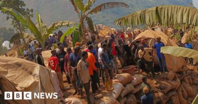 DR Congo mine: Rescuers dig with bare hands for trapped miners in Lomera