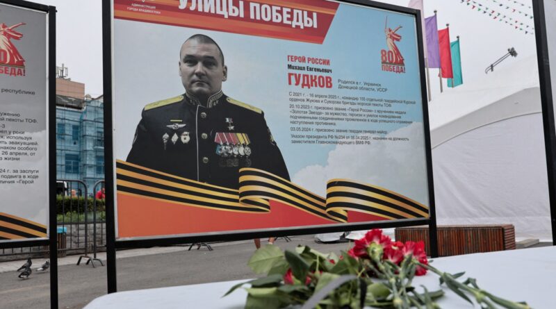 Deputy head of Russian navy killed by Ukraine in Kursk, Moscow says