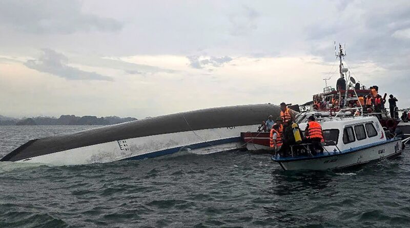 Dozens dead after tourist boat capsizes in Vietnam’s Halong Bay