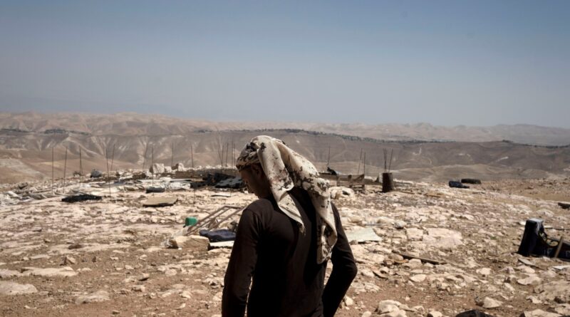 Dozens of Palestinian Bedouin families flee Israeli violence in West Bank