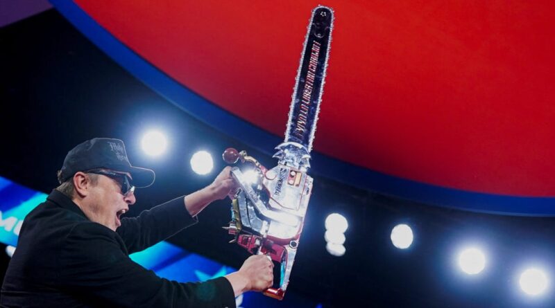 Elon Musk says his DOGE chainsaw stunt onstage 'lacked empathy'