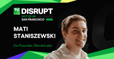 TechCrunch Disrupt 2025 Mati Staniszewski