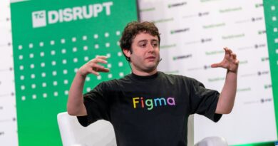 Dylan Field, CEO at Figma on the TechCrunch Disrupt stage in San Francisco on October 20, 2022. Image Credit: Haje Kamps / TechCrunch