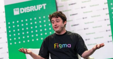 Dylan Field, CEO at Figma on the TechCrunch Disrupt stage in San Francisco on October 20, 2022. Image Credit: Haje Kamps / TechCrunch