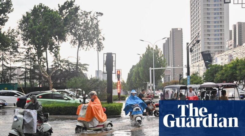 Flooding rain in China’s north leaves two people dead and displaces thousands
