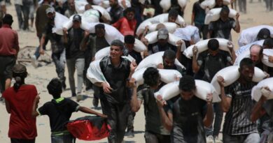 Food airdropped into Gaza as Israel says opening aid routes