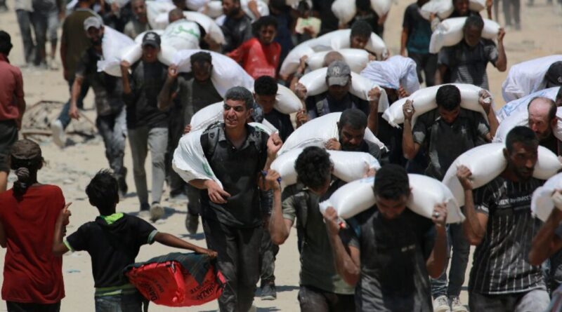 Food airdropped into Gaza as Israel says opening aid routes