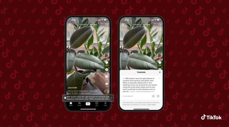 Footnotes, TikTok's crowdsourced fact-checks, launches in the US | TechCrunch