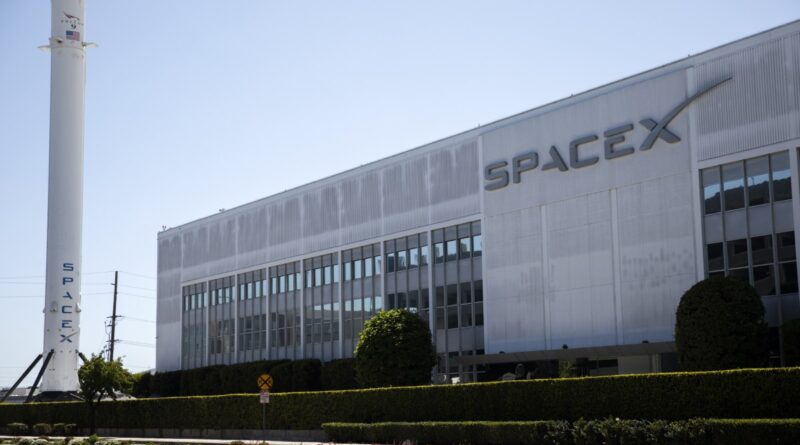 SpaceX headquarters in Hawthorne, California
