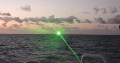 Germany says a Chinese warship used a laser against one of its surveillance aircraft over the Red Sea. It's pulled this dangerous move before.
