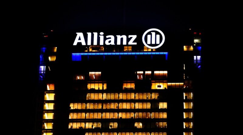 The tower skyscraper built in 2020 in Milan CityLife district area called Isozaki Tower (Allianz) seen from the MiCo Convention centre in a night view. Milan (Italy), December 2nd 2021.