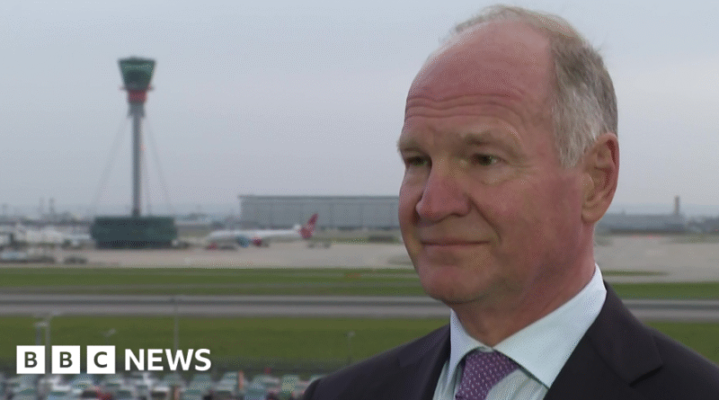 Heathrow boss 'frustrated' for being asleep during fire
