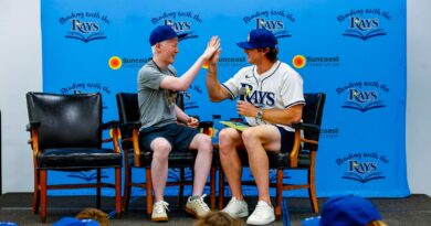 Helping Visually Impaired Youths Among Ways Tampa Bay Pitcher Ryan Pepiot Enjoys Giving Back