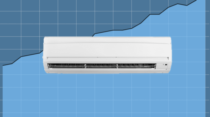 How do air conditioners work, and what is the effect on the environment?