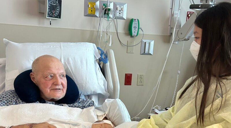 I asked my daughter to dance for her grandfather when he was sick