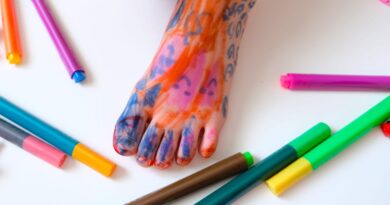 I stopped telling my kids not to draw on their bodies with markers. Sometimes I even encourage it.