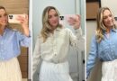 I tried on work tops at Gap, Banana Republic, and Old Navy. I learned higher prices don't always mean better quality.