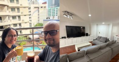 I want to retire early, so I moved my family to Thailand to save money. Take a look inside our $1,200 family home in Bangkok.