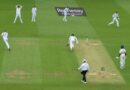 Shubman Gill of India is run out by a direct throw from Gus Atkinson of England (L) during Day One of the 5th Rothesay Test Match between England and India at The Kia Oval