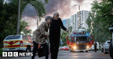 Kyiv hit by barrage of drone strikes as Putin spurns Trump's truce bid