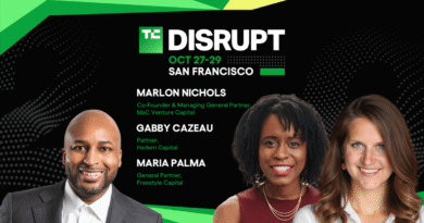 TechCrunch Disrupt 2025 Maria Palma, Marlon Nichols, Gabby Cazeau