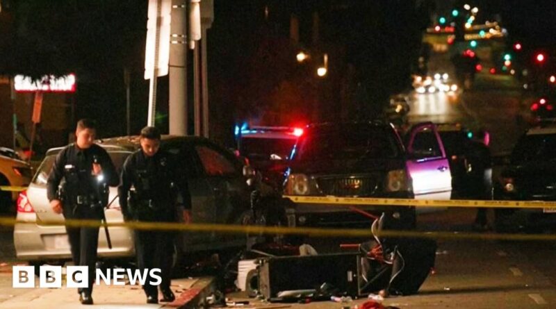 Los Angeles: Several critically injured after vehicle driven into crowd