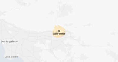 Map: 4.3-Magnitude Earthquake Strikes Southern California