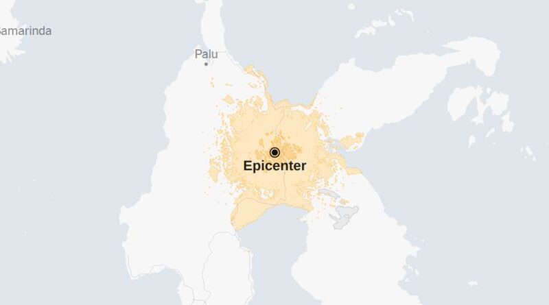 Map: 5.6-Magnitude Earthquake Strikes Indonesia