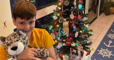 My son and I celebrate Christmas in July. We exchange gifts, make Christmas cookies, and watch holiday movies.