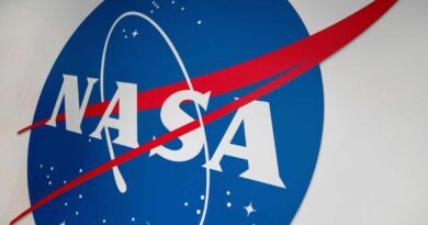 NASA logo at the agency's headquarters