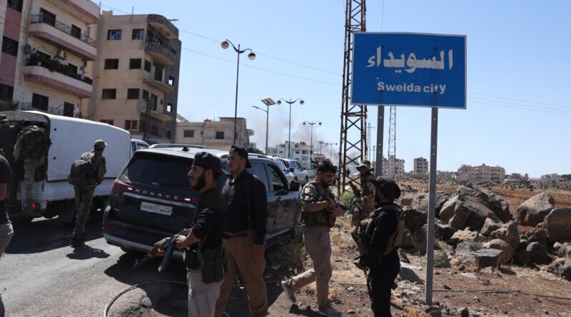 Photos: Syrian forces withdraw from Suwayda as mediation restores calm