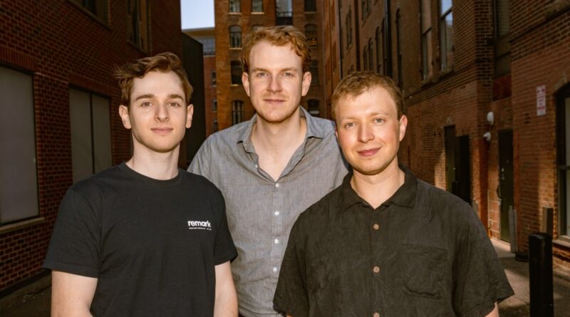 Remark / Remark co-founders, from left Theo Satloff, Ian Patterson, and Carl-Philip Majgaard