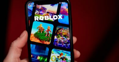 The Roblox app displayed on a smartphone