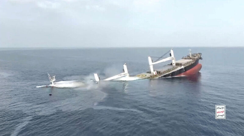 Russian crew member of ship sunk by Houthi militants undergoing treatment in Yemen