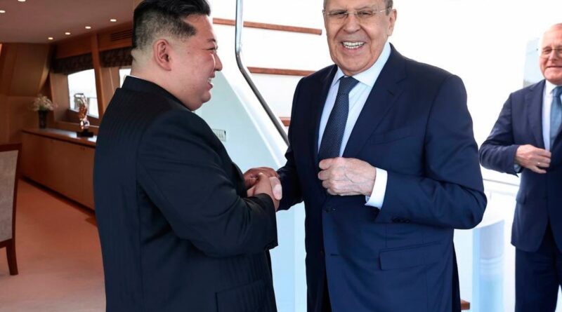 Russia’s Lavrov meets Kim Jong Un in North Korea with Ukraine war at fore
