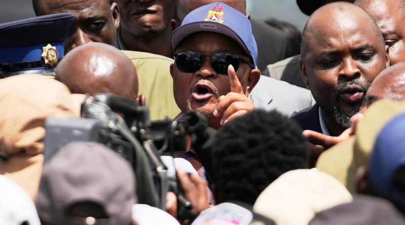 South African police minister suspended over corruption allegations