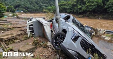 South Korea floods trigger landslides and leave at least 14 dead
