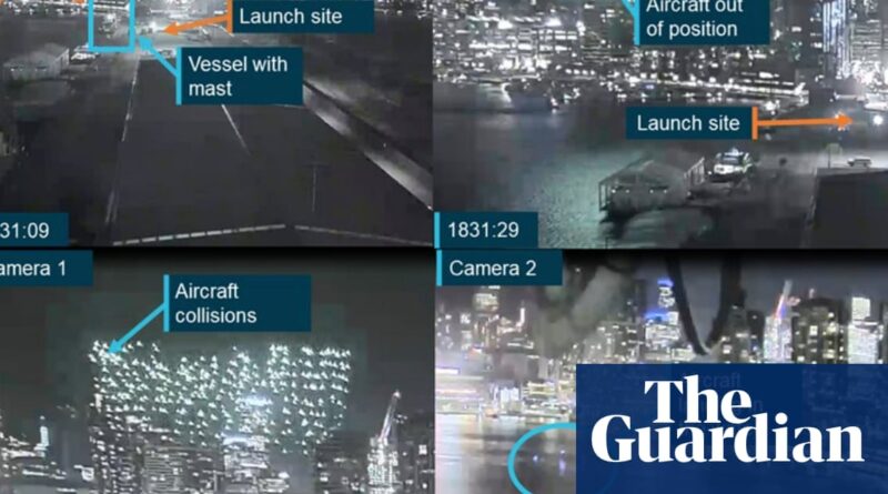 Strong winds blamed for 427 drones falling into Yarra River during Women’s World Cup light show